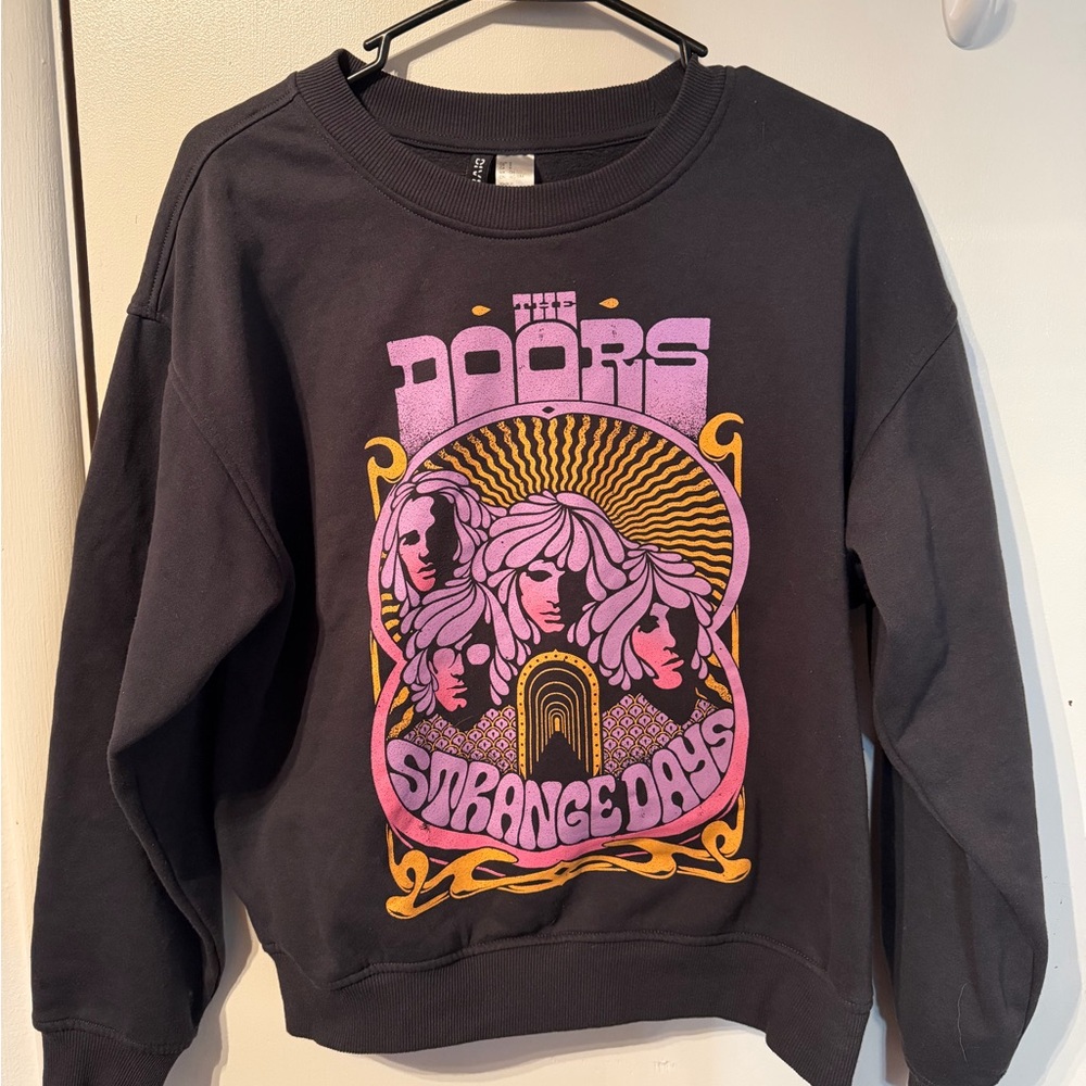 H&M The Doors “Strange Days” Graphic Crewneck Sweatshirt Small